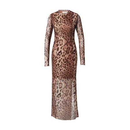 Vila VILA Jurk Ninna bruin / lichtbruin / zwart