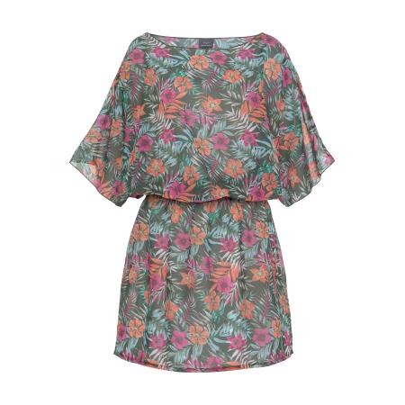 Venice Beach VENICE BEACH Strandjurk groen / kaki / lichtoranje / grenadine