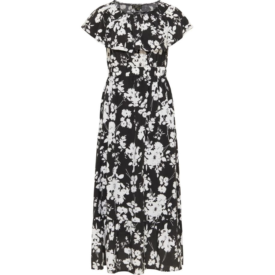 Faina faina Jurk zwart / wit -