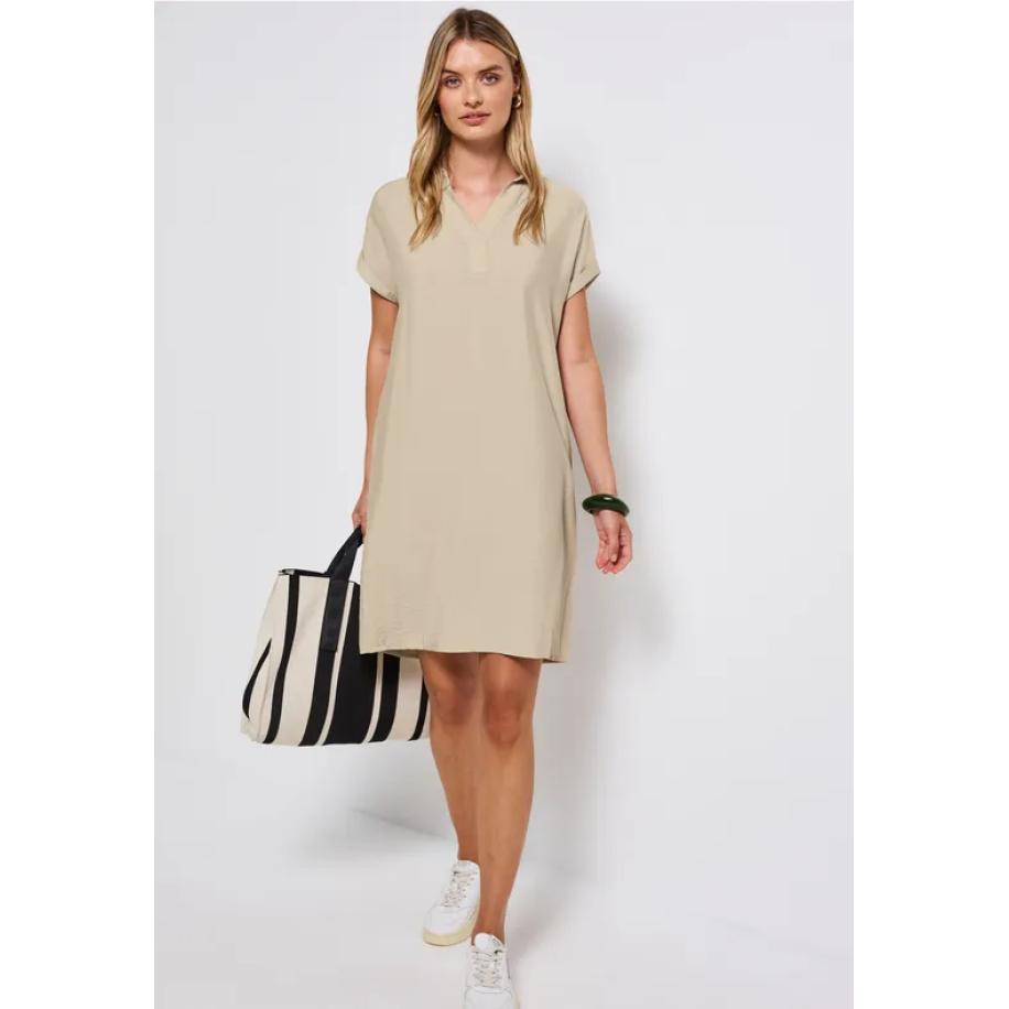 Street One Shirt jurk Bruin