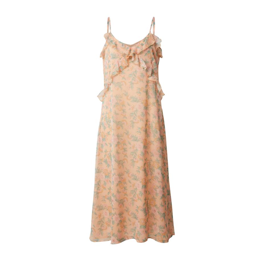 Dorothy Perkins Dorothy Perkins Zomerjurk jade groen / perzik / lichtroze / wit -