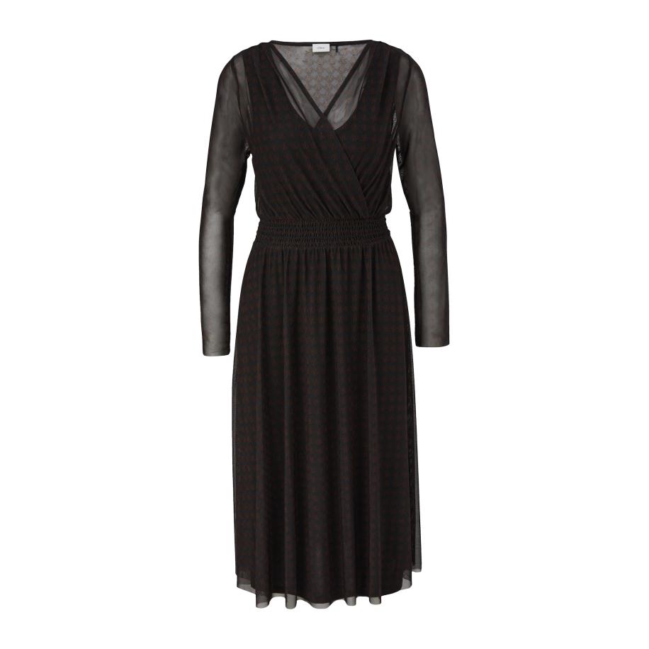s.Oliver BLACK LABEL s.Oliver BLACK LABEL Jurk bruin / zwart -