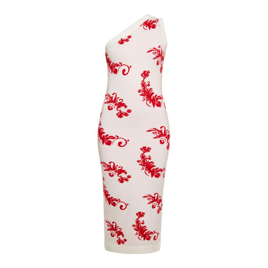 ebeeza ebeeza Gebreide jurk rood / wolwit -