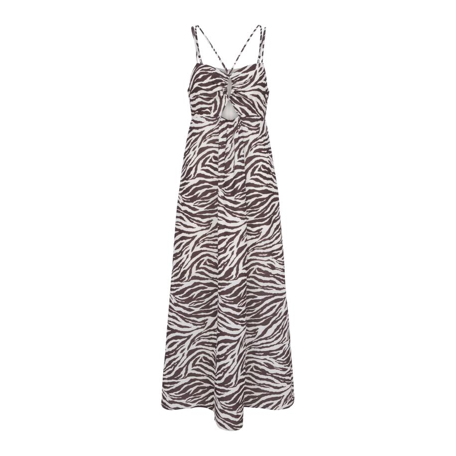 LeGer By Lena Gercke LeGer by Lena Gercke Jurk Manja lichtbeige / chocoladebruin -