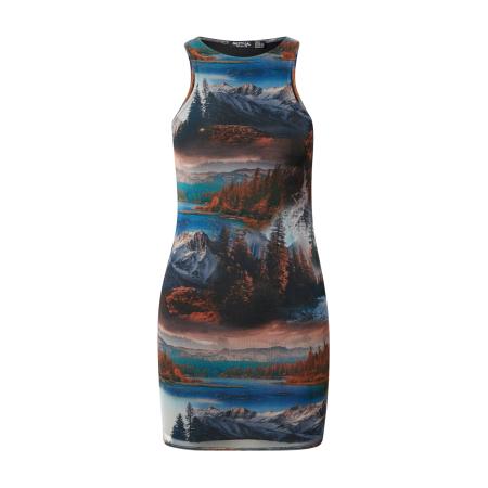 Nasty Gal Jurk blauw / gemengde kleuren