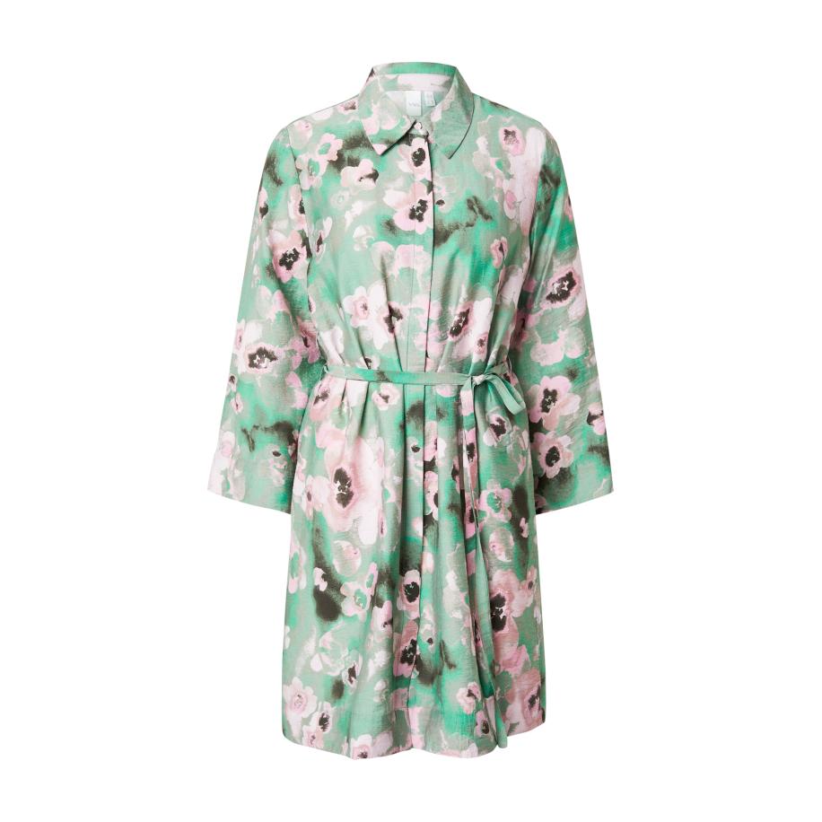 YAS YAS Blousejurk YASWINGY lichtgroen / oudroze / pastelroze / zwart -