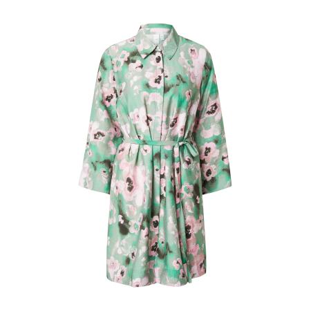 YAS Blousejurk YASWINGY lichtgroen / oudroze / pastelroze / zwart