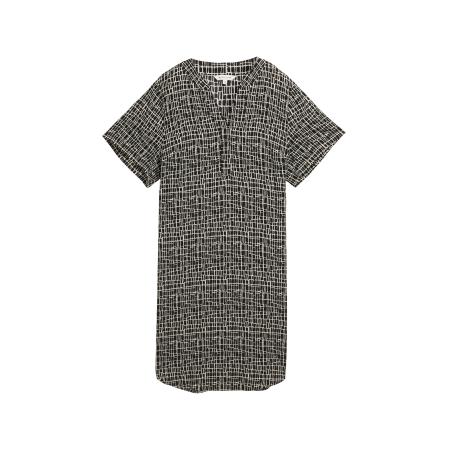 Tom Tailor TOM TAILOR Jurk zwart / wit