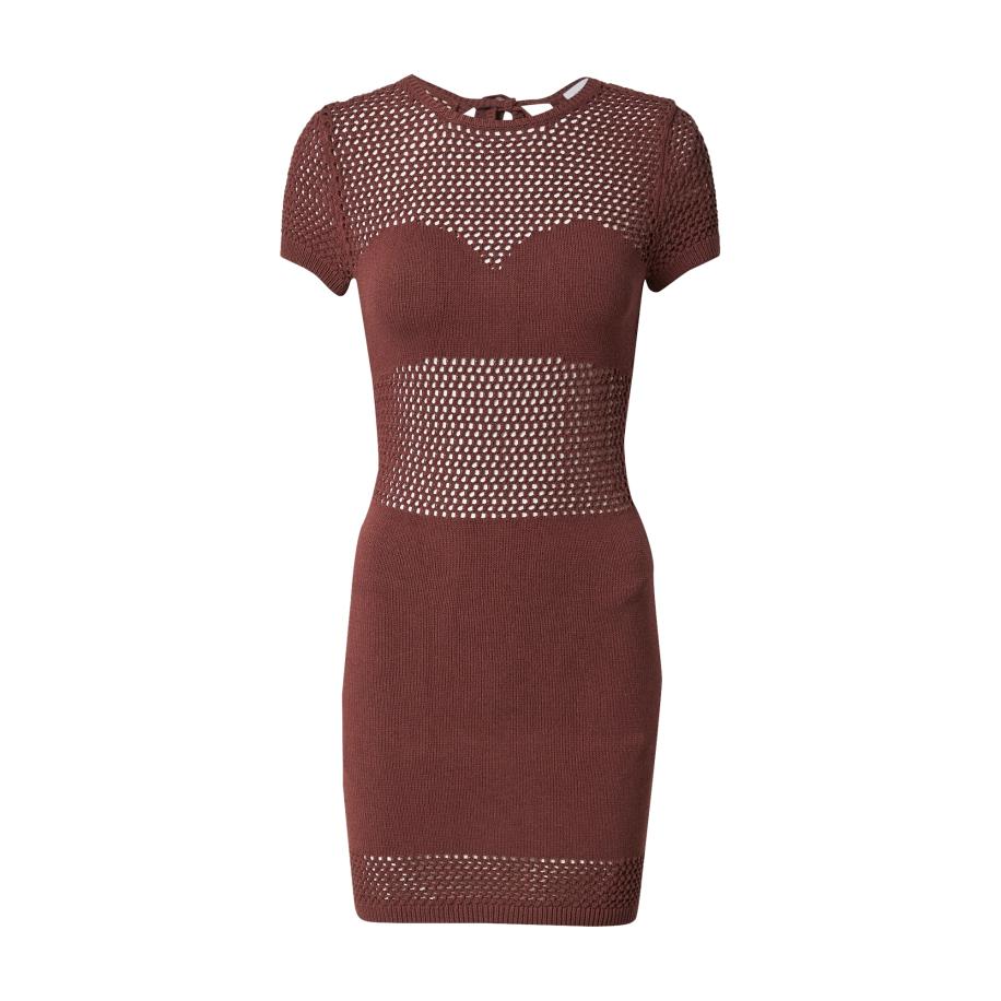 Weekday WEEKDAY Gebreide jurk bruin -