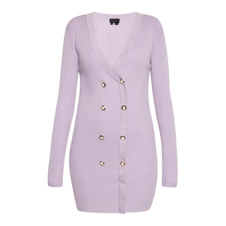 NAEMI NAEMI Gebreide jurk lavendel