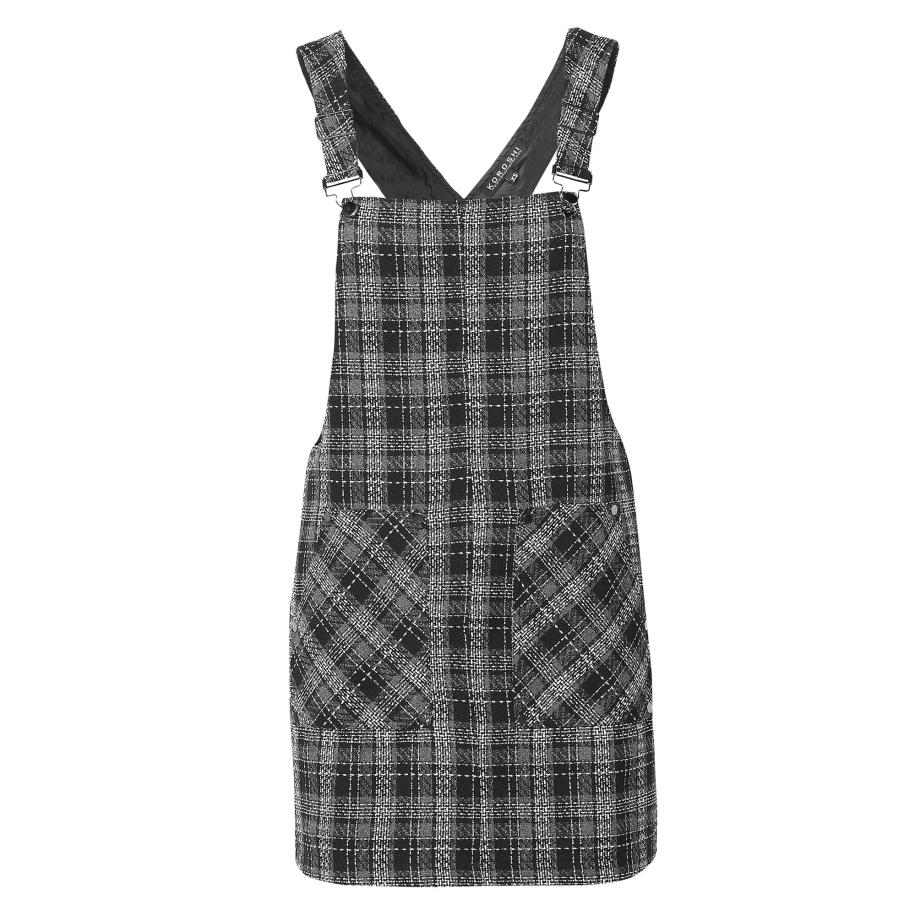 KOROSHI KOROSHI Jurk grijs / zwart -