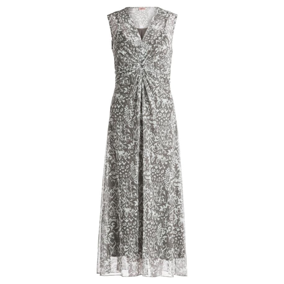 Cartoon Jurk grijs / wit Grijs