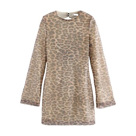 Next Next Jurk bruin / zwart