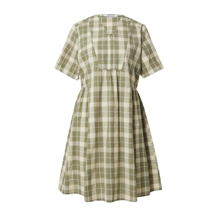 Soft Rebels Soft Rebels Jurk Maisie beige / kaki / wit -