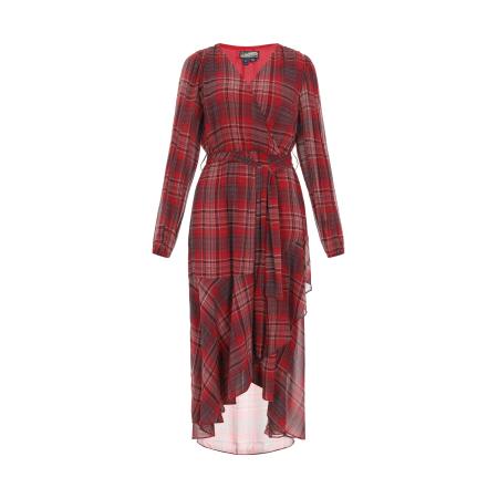 DreiMaster DreiMaster Vintage Jurk blauw / rood / wit