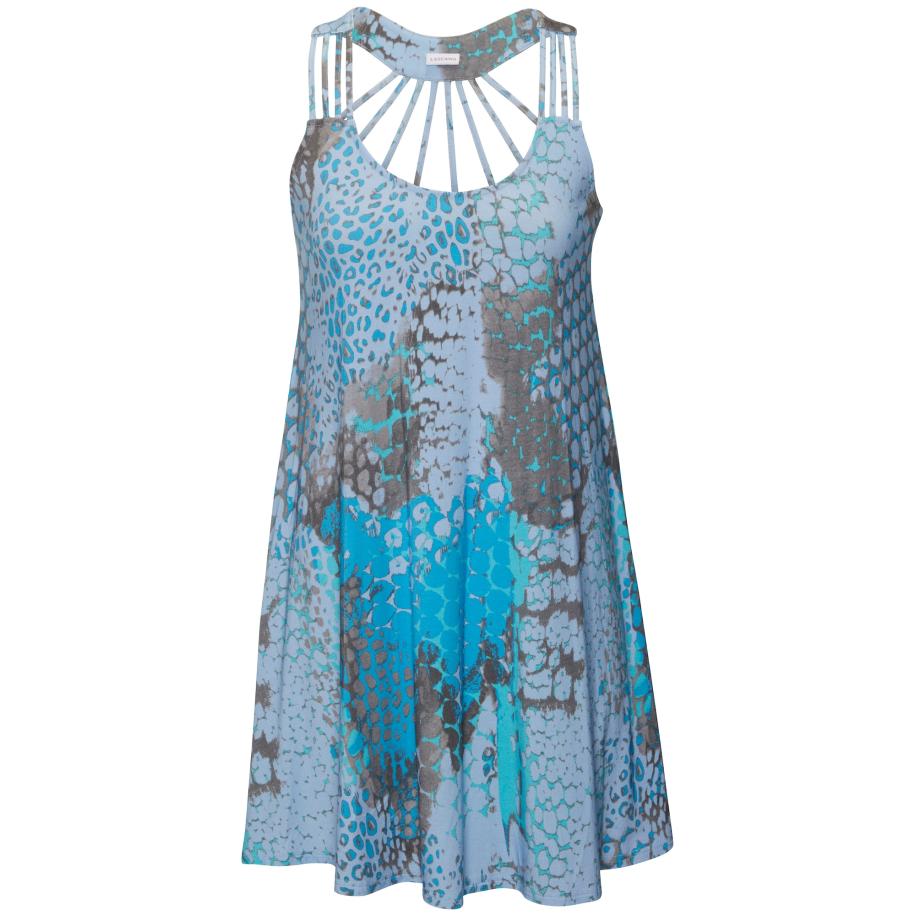 Buffalo BUFFALO Strandjurk azuur / aqua / grijs / pastellila -