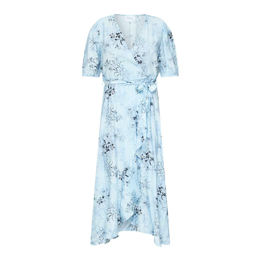 SISTERS POINT Jurk GIVLA duifblauw / hemelsblauw / zwart Blauw