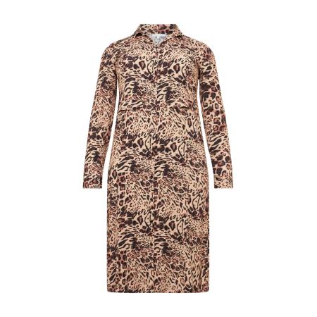 Patrizia Pepe PATRIZIA PEPE Blousejurk Abito beige / bruin / zwart