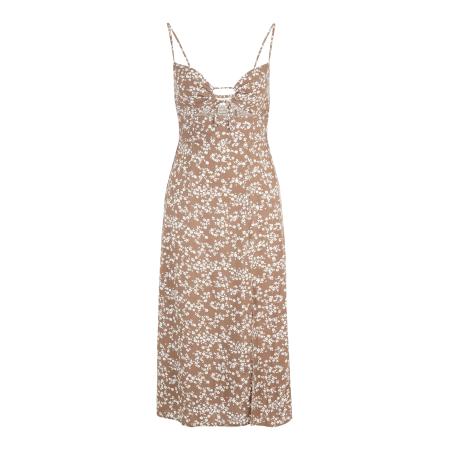 Aeropostale AÉROPOSTALE Jurk donkerbeige / wit