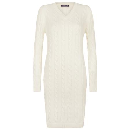 Felix Hardy Felix Hardy Gebreide jurk ecru