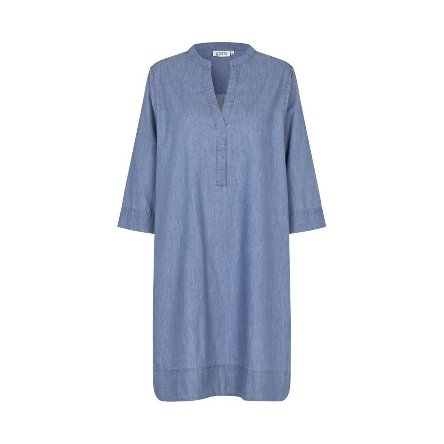 Masai Masai Jurk Nokolo blauw denim -