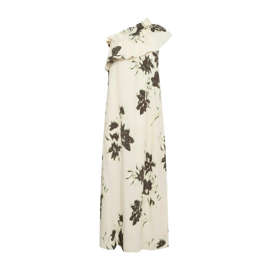 Levete Room Levete Room Jurk LENORA crème / kaki -