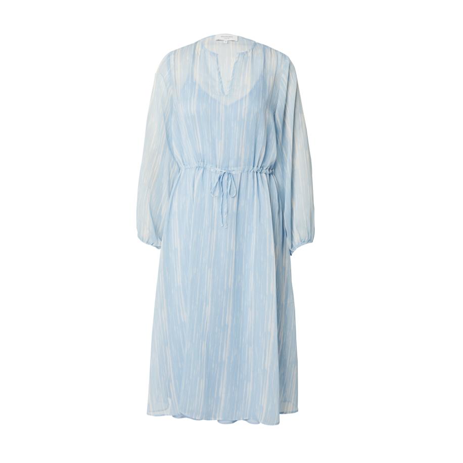 Rosemunde rosemunde Blousejurk lichtblauw / wit -