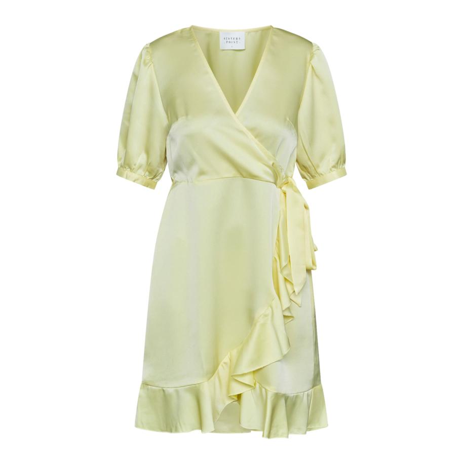 SISTERS POINT Jurk GIVEA pasteelgeel Geel