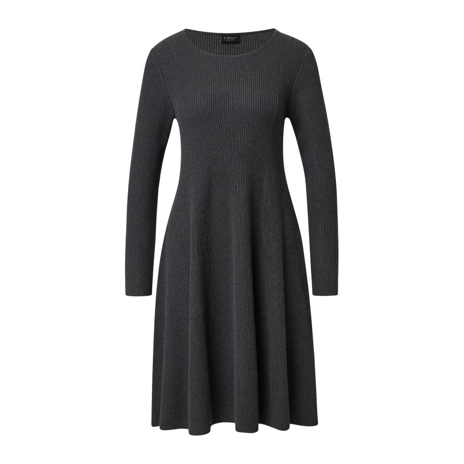 s.Oliver BLACK LABEL s.Oliver BLACK LABEL Gebreide jurk grijs -