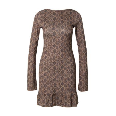 Monki Monki Jurk bruin / zwart