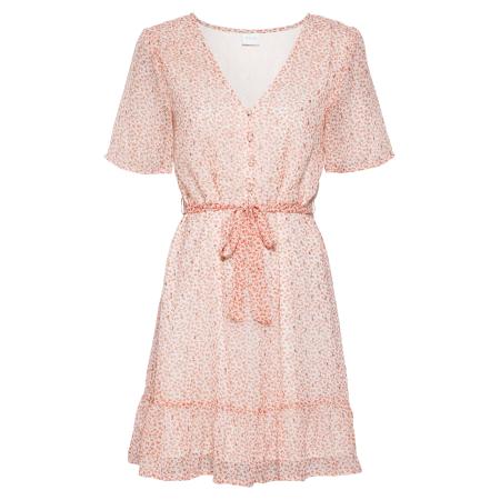 Vila VILA Blousejurk Falia oranje / offwhite