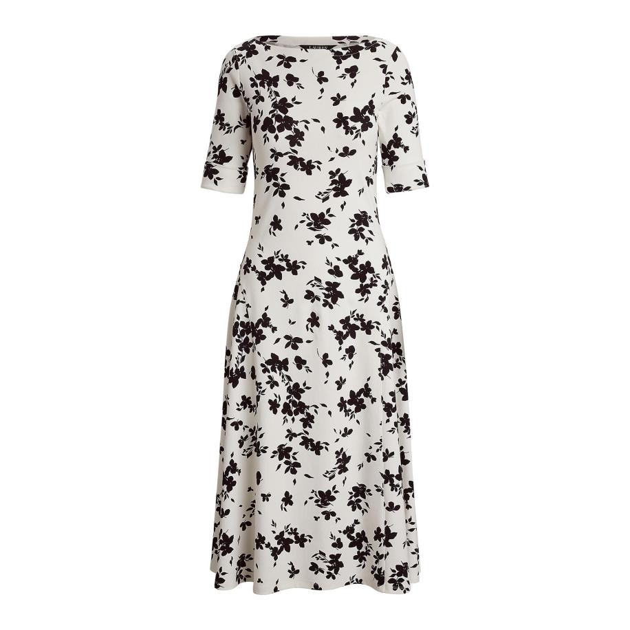 Lauren Ralph Lauren Lauren Ralph Lauren Jurk crème / zwart -