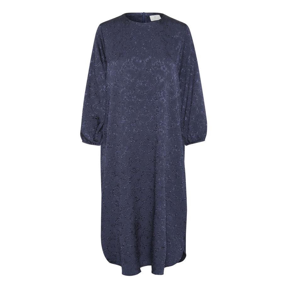 Kaffe Jurk Lauren navy Blauw