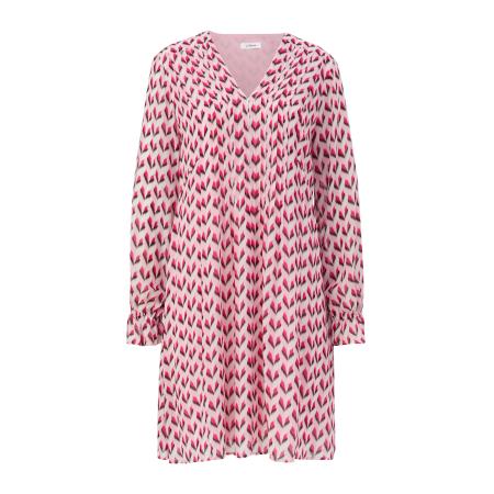 s.Oliver BLACK LABEL Jurk rosa / rood / zwart