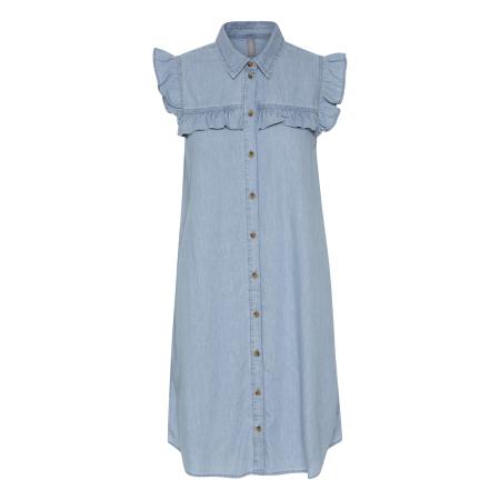 Culture CULTURE Jurk Aurelia blauw denim