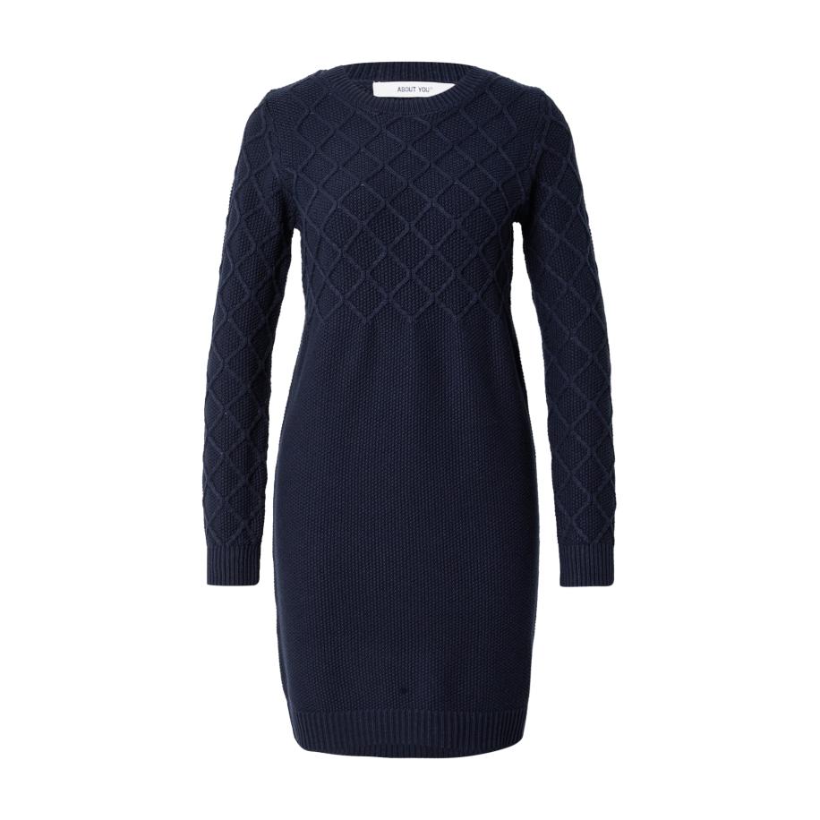 ABOUT YOU ABOUT YOU Gebreide jurk Vivian donkerblauw -