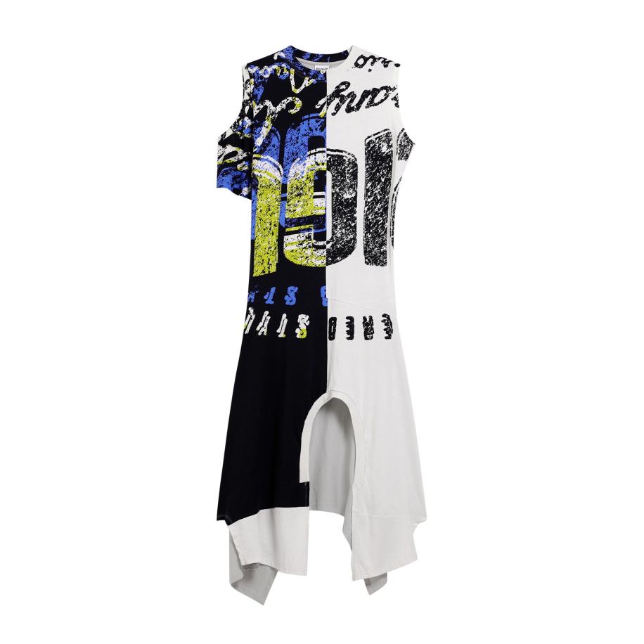 Desigual Desigual Jurk gemengde kleuren / zwart -