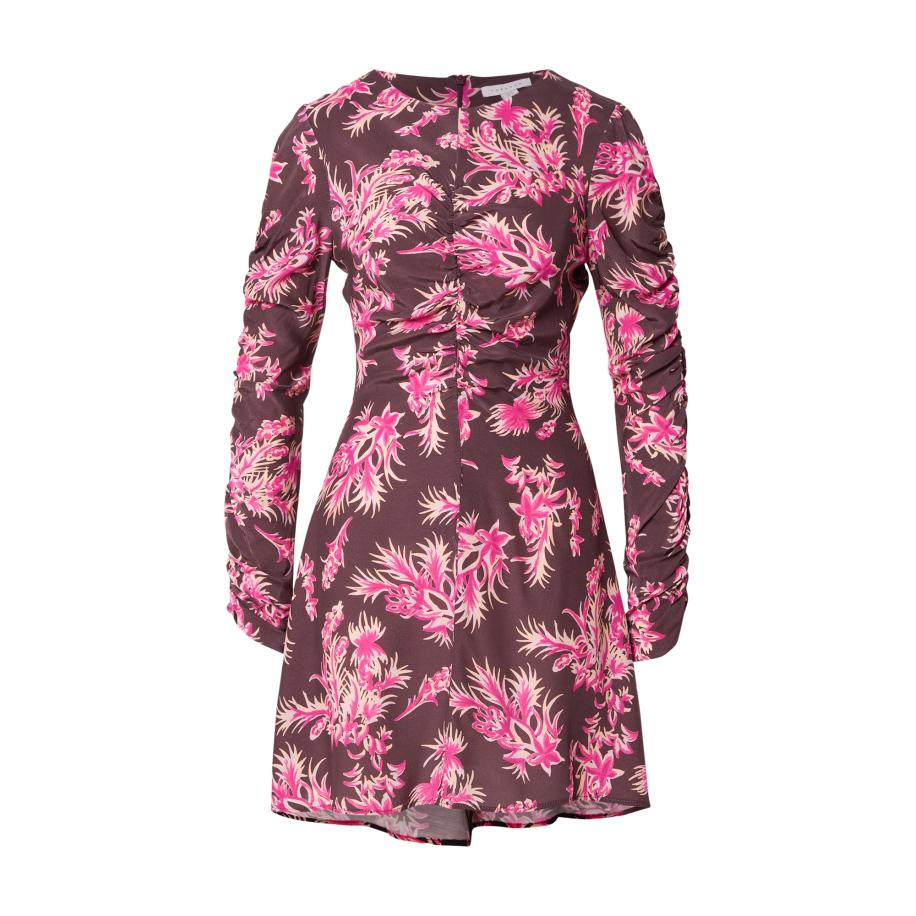 TOPSHOP Jurk beige / cyclaam / rosa / lichtroze Roze