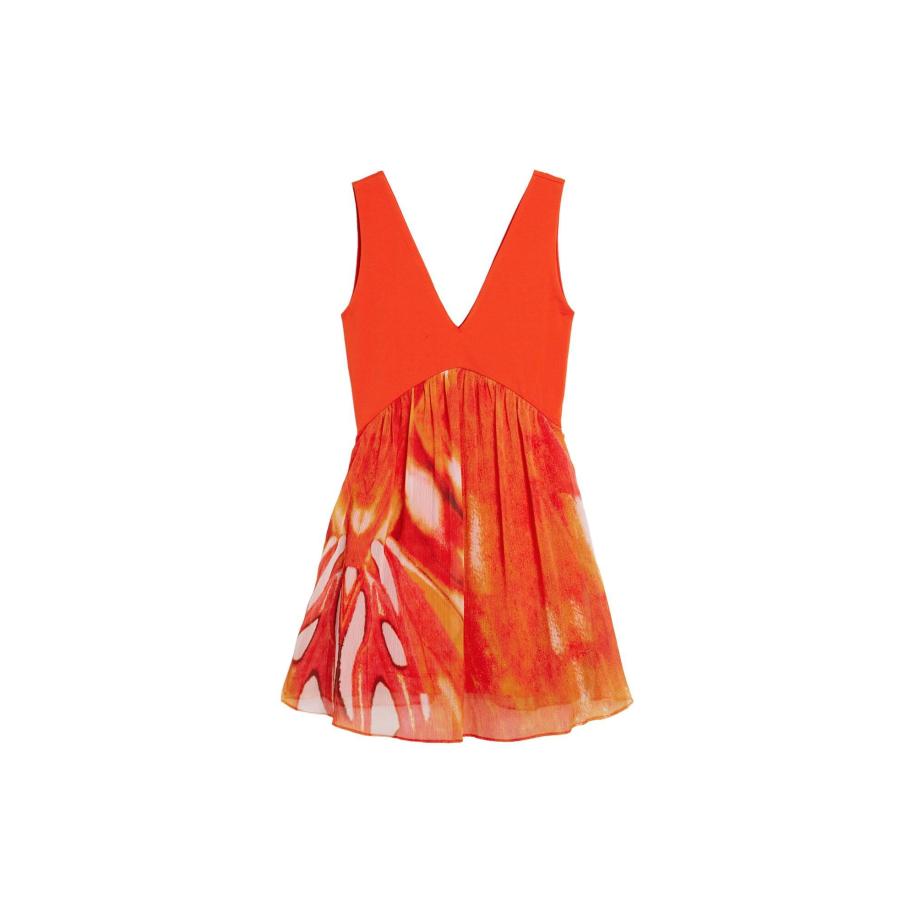 Desigual Desigual Jurk beige gemêleerd / oranje -