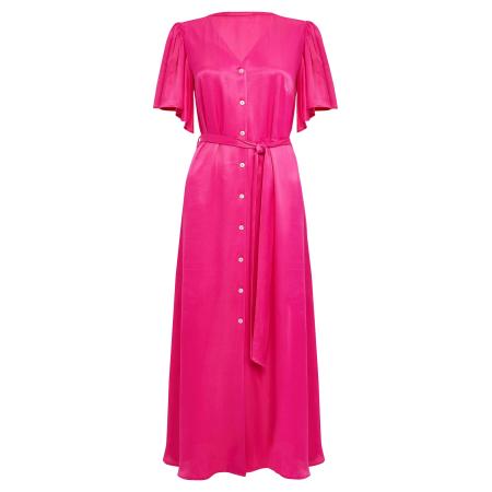 Threadbare Threadbare Blousejurk Salad fuchsia