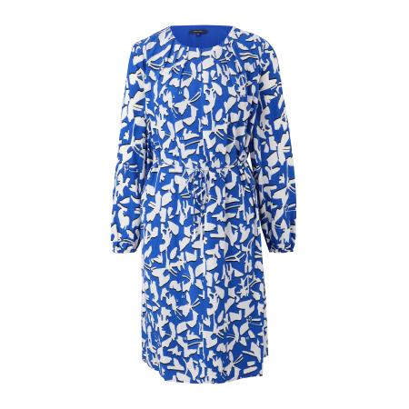 COMMA Jurk royal blue/koningsblauw / wit