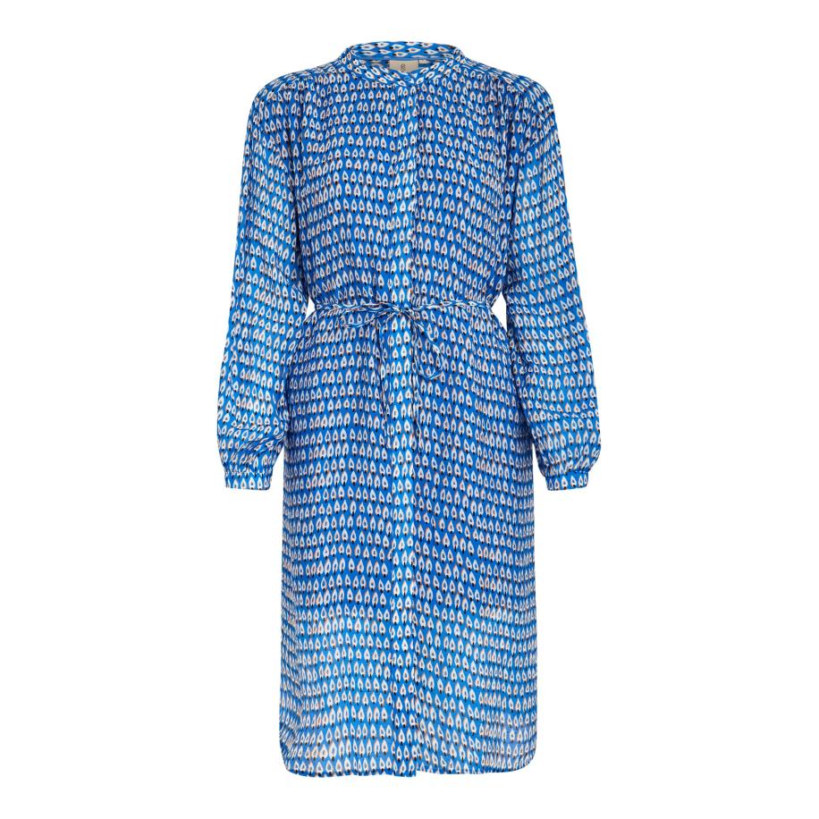 Peppercorn Peppercorn Blousejurk Marika Harmonia beige / blauw / zwart / wit -