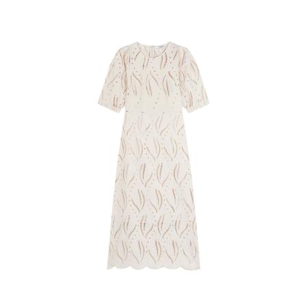 ScalperS Scalpers Jurk beige / wit