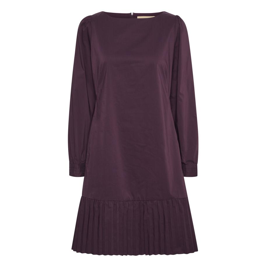 Culture CULTURE Jurk Antoinett aubergine -