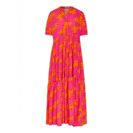 Funky Buddha Funky Buddha Jurk oranje / fuchsia / magenta