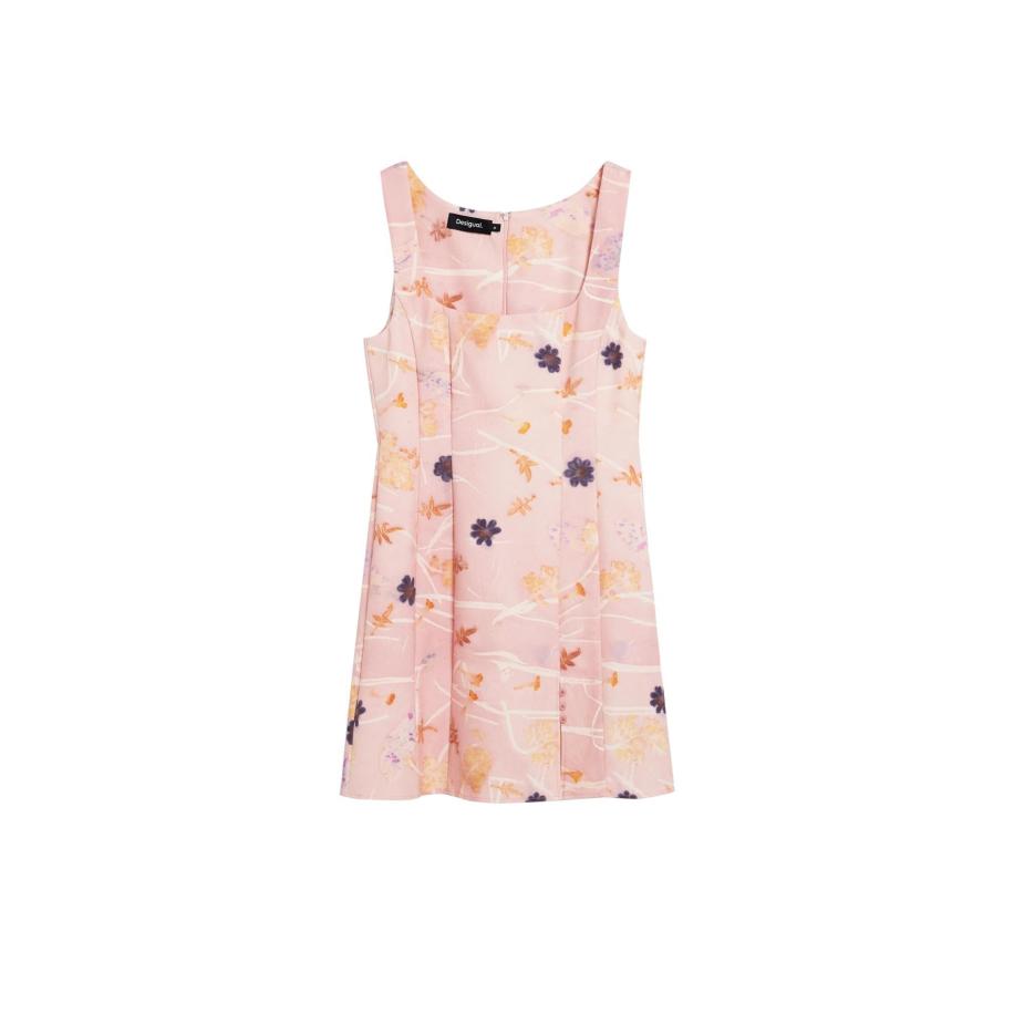 Desigual Desigual Jurk gemengde kleuren / pink -