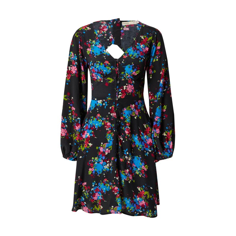 Oasis Oasis Blousejurk Ditsy gemengde kleuren / zwart -