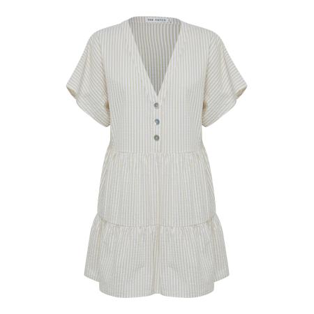 The Fated The Fated Jurk ACACIA beige / wit