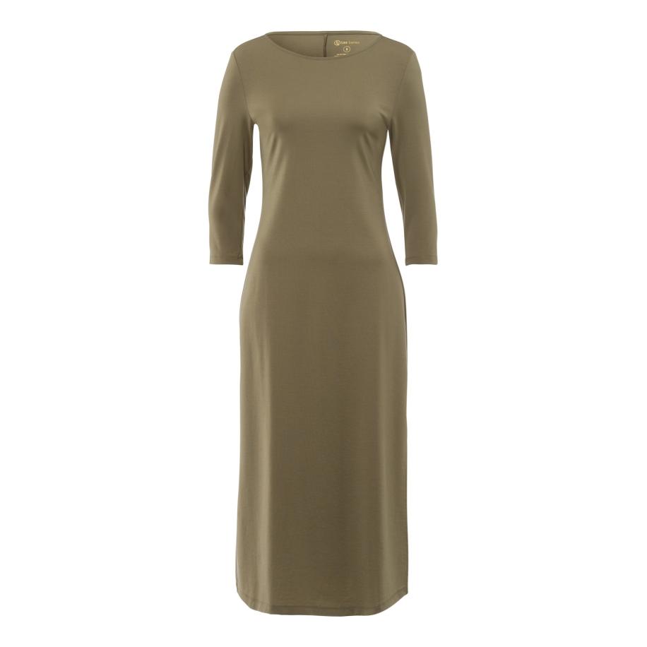 Les Lunes Les Lunes Jurk Dakotaa Dress olijfgroen -