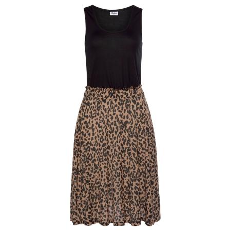 Buffalo BUFFALO Jurk lichtbruin / zwart